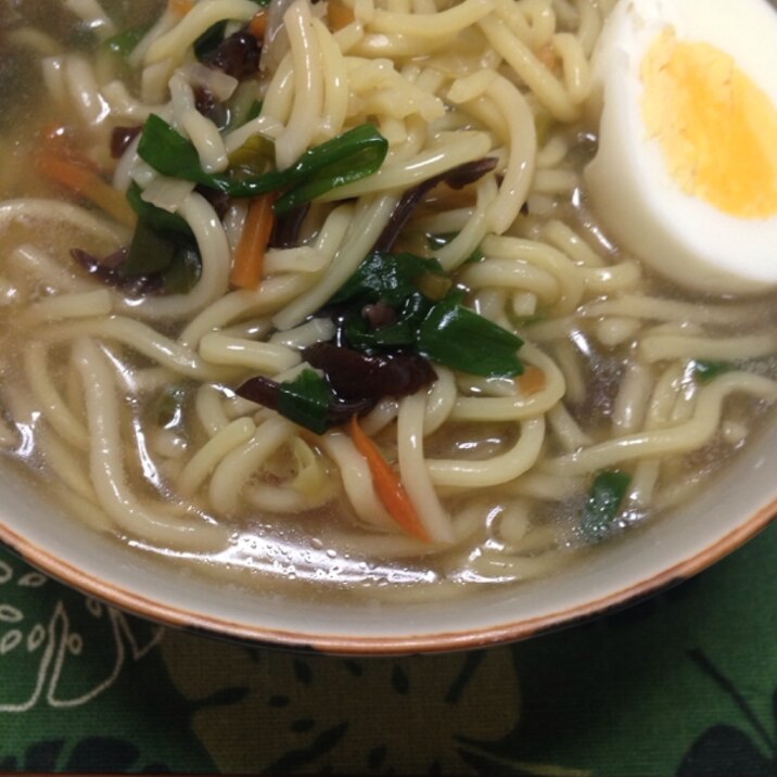 寒いです‼︎中華そばでラーメン(*^^*)☆